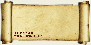 Andjelina Aćin vizit kartica